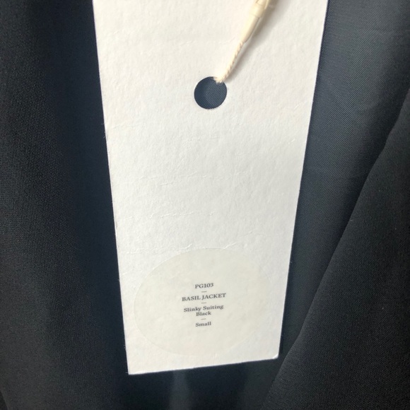 Paris Georgia Basil Jacket Black White Tuxedo - Picture 7 of 7